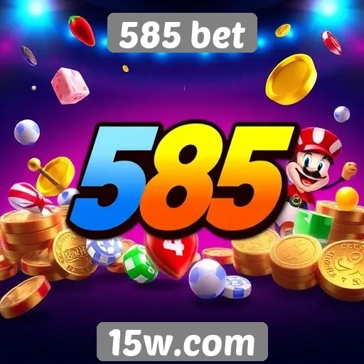 Variedade de jogos disponíveis na 585 bet